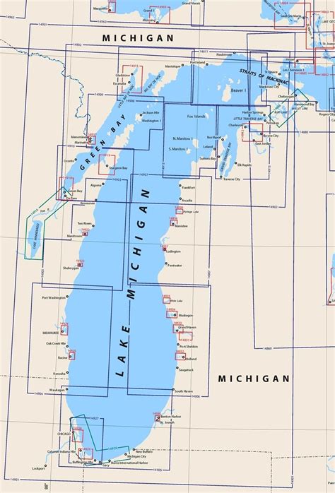 Navigating The Great Lake: A Deep Dive Into Nautical Maps Of Lake Michigan - Baker Island ...