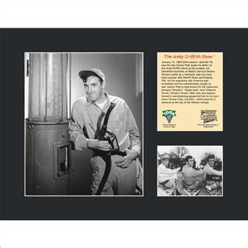 Gomer Pyle - Andy Griffith Show- Matted Limited Edition | Property Room