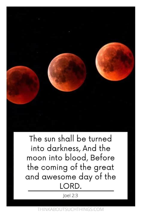 33 Interesting Bible Verses About The Moon | Think About Such Things