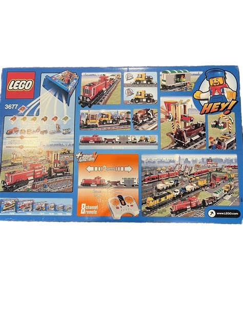 LEGO Red Cargo Train Set 3677 LEGO City (Brand new in box) RARE And RETIRED | eBay