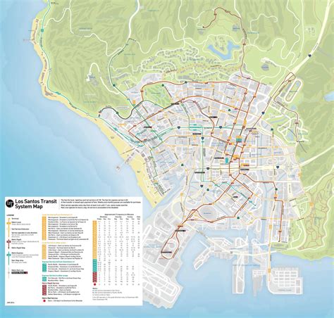 Los Santos Gta V Map