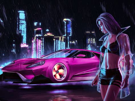 1600x1200 Pink Car Cyberpunk Girl 4k Wallpaper,1600x1200 Resolution HD 4k Wallpapers,Images ...