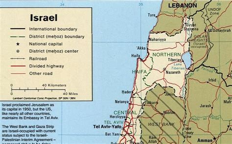 Golan Heights Map