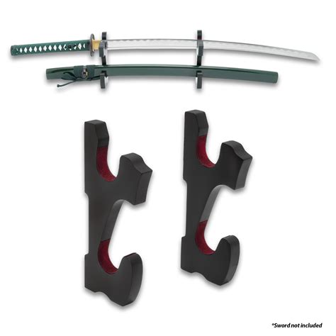 Double Sword Wall Mount Premium Wooden Construction,