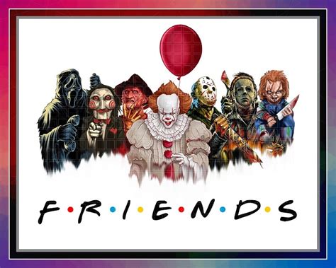 Combo 6 Horror Killers PNG, Horror Characters Friends PNG, Friends,Horror Friends Png,Horror ...