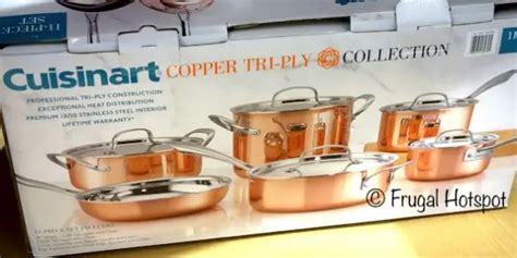 Costco Sale: Cuisinart Copper Tri-Ply Cookware 11-Pc Set