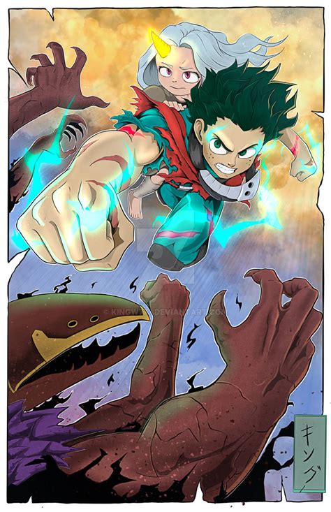 Deku vs Overhaul by Kingw777 on DeviantArt