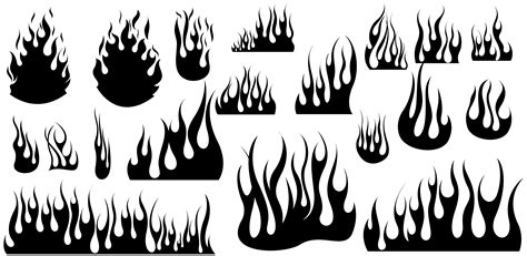 Flame Outline Vector at Vectorified.com | Collection of Flame Outline Vector free for personal use