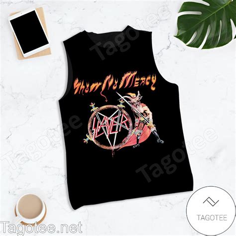 Slayer Show No Mercy Album Cover Tank Top - Tagotee