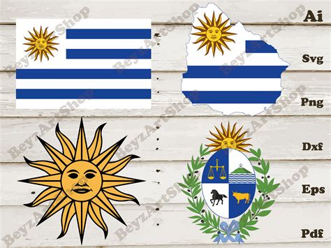 Uruguay National Flag, Uruguay Flag Svg, Uruguay Svg, Uruguay Symbole, Freedom Sun Svg, Sun Svg ...