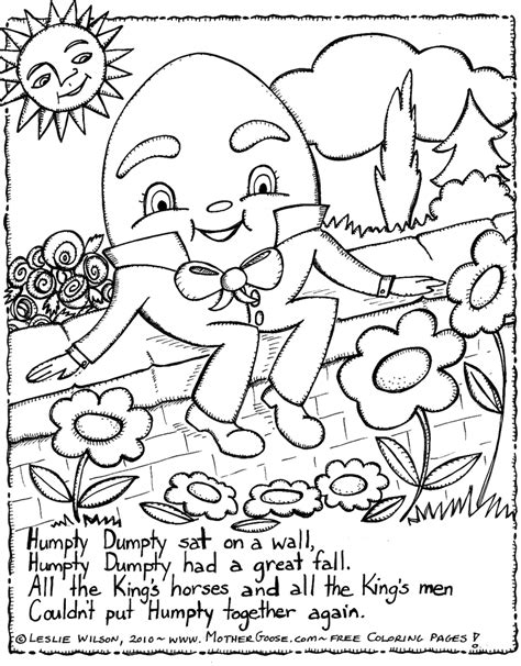 Nursery Rhyme Coloring Pages at GetColorings.com | Free printable colorings pages to print and color