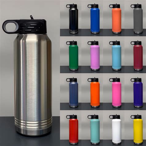 32 oz Stainless Steel Powder Coated Blank Insulated Sport Water Bottle – Bulk Tumblers