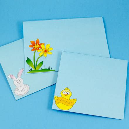 Bunny, Chick and Flower Envelope Patterns - Easter and Spring Crafts - Aunt Annie's Crafts