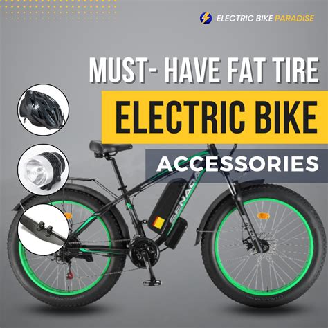 Must-Have Fat Tire Electric Bike Accessories for a Safe & Amazing Ride – Electric Bike Paradise