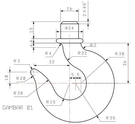 Halaman Unduh untuk file Contoh Gambar Autocad 2d Teknik Mesin yang ke 9