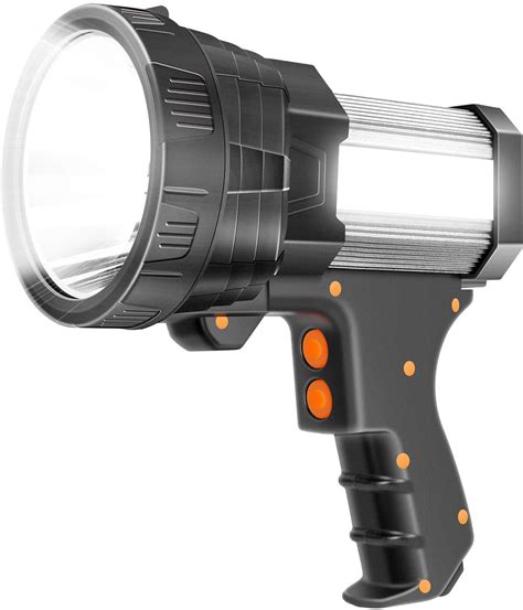 Super Bright flashlight Spotlight Handheld : 6000 Lumen LED rechargeab – SKINMOZ MARKET