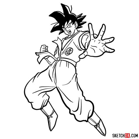 Goku Normal Drawing