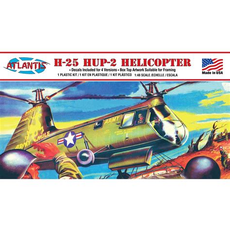 ATLANTIS TOY & HOBBY INC. H-25 Hup-2 Army Mule Helicopter, 1/48 | Tower Hobbies