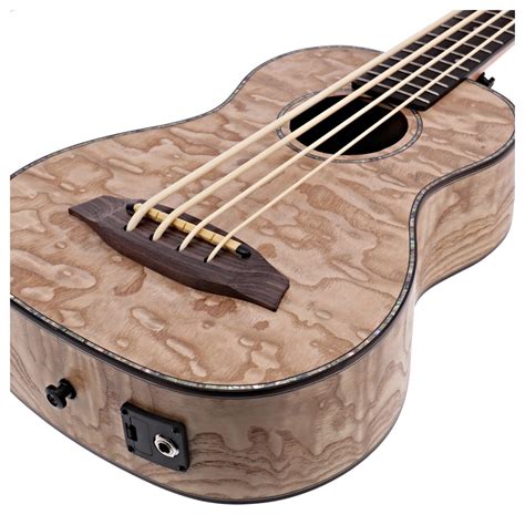 Hartwood Sonata Electric Ukulele Bass, Curly Willow at Gear4music