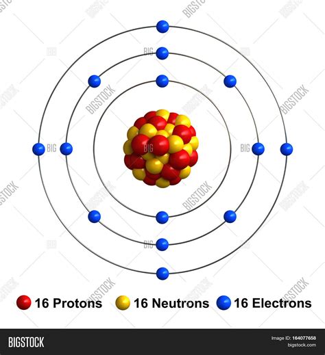 3d Render Atom Structure Sulfur Image & Photo | Bigstock