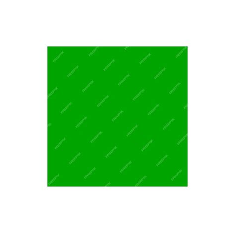 Premium Vector | A green square vector sign green block icon