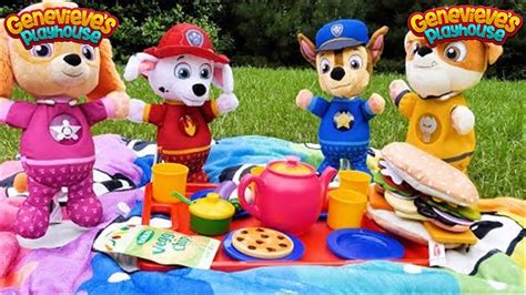 Best Toy Learning Video for Kids – Paw Patrol Snuggle Pup Picnic ...