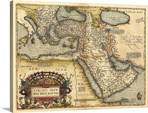 Ortelius's map of Ottoman Empire, 1570 Wall Art, Canvas Prints, Framed Prints, Wall Peels ...