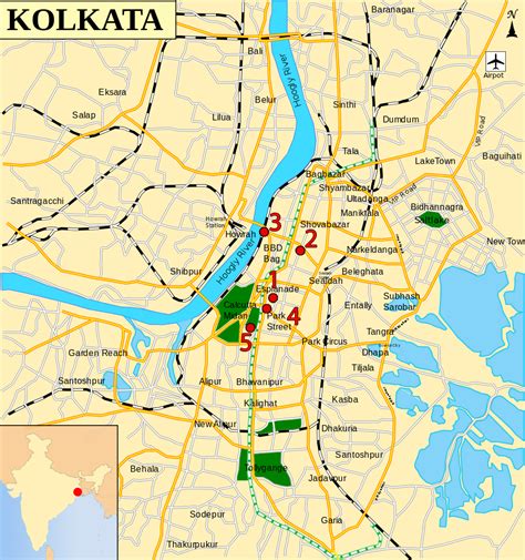 Kolkata City Map Download - Download Gratis