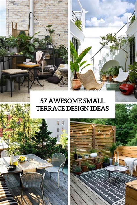 57 Awesome Small Terrace Design Ideas - DigsDigs