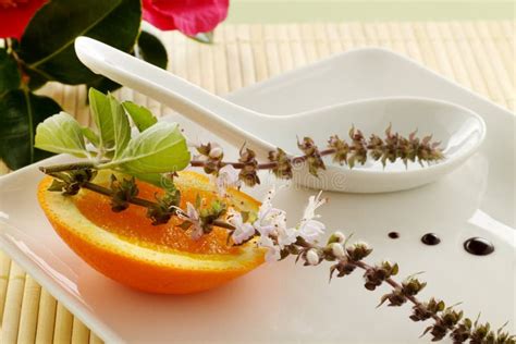 Orange Garnish stock photo. Image of ingredients, flowrer - 22096192