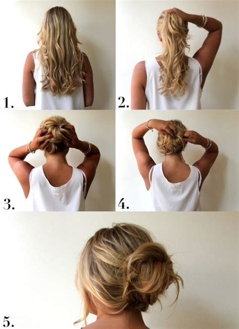 DIY Messy Bun Pictures, Photos, and Images for Facebook, Tumblr, Pinterest, and Twitter