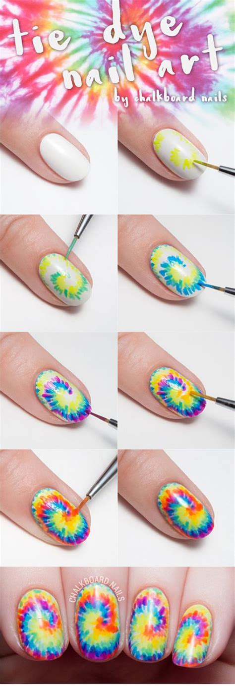 20 Easy Step By Step Summer Nail Art Tutorials For Beginners 2016 | Fabulous Nail Art Designs