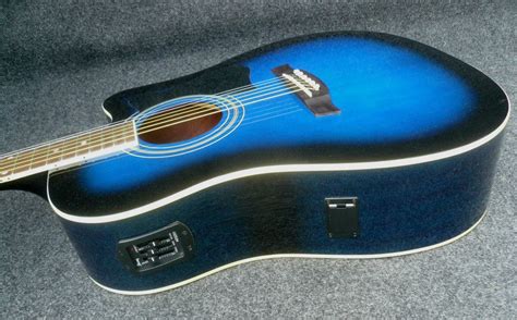 IBANEZ V70CE-TBS Dreadnought Acoustic-Electric Guitar BLUE SUNBURST | eBay