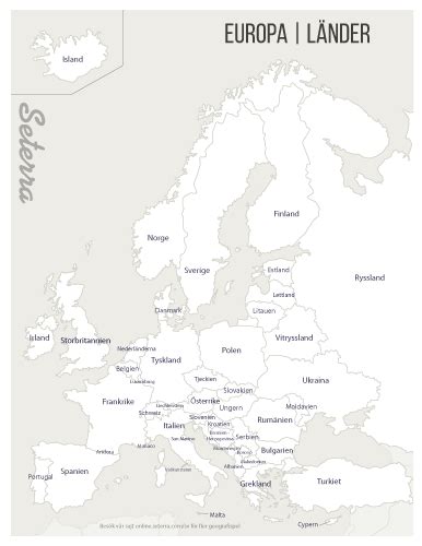 Europe: Countries Printables - Seterra - Worksheets Library