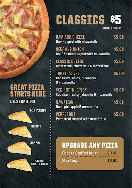 Pizza Hut Menu, Menu for Pizza Hut, Sydenham, Christchurch - Menumania/Zomato