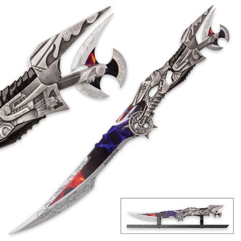 Dark Night Steampunk Fantasy Sword With Display - Free Shipping!