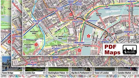 London City Center Street Map - Free PDF Download