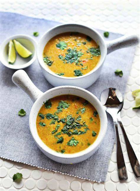 Curried Lentil Soup - A Beautiful Mess