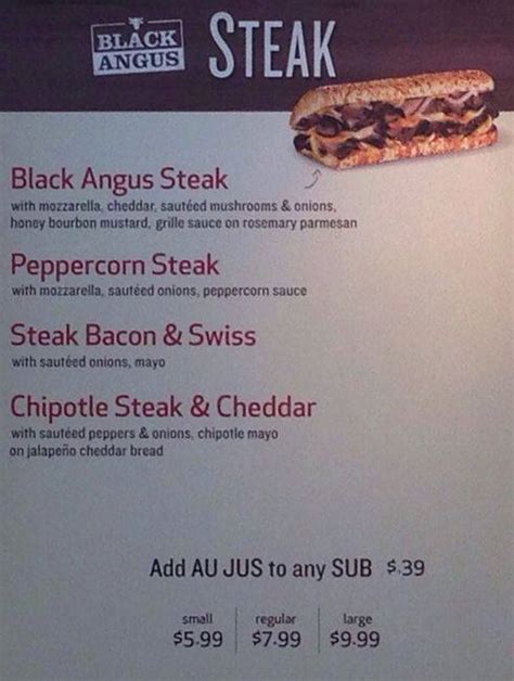 Quiznos Menu, Menu for Quiznos, Civic Center, Denver - Urbanspoon/Zomato