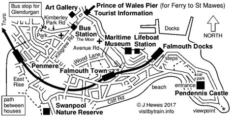 Falmouth | Visit by Train, a station by station guide to tourist attractions