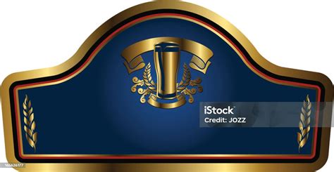 Gold Beer Label Stock Illustration - Download Image Now - Label, Beer - Alcohol, Beer Bottle ...