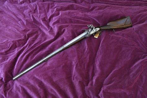 Double barrel flintlock rifle - Catawiki