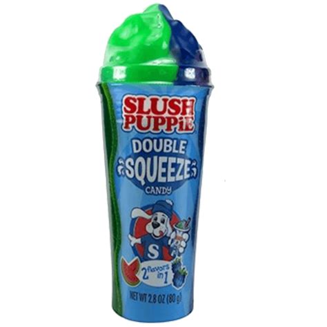 Slush Puppie Double Squeeze - Watermelon Blue Raspberry | Plus Candy