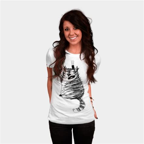 Funny Cat t-shirt design - Fancy T-shirts