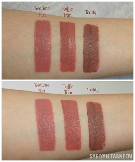 SAFIYAH TASNEEM : Sunday Swatches: NYX Lip Lingerie