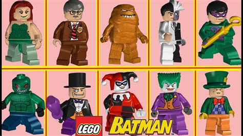 LEGO Batman 1 HD - All Bosses Walkthrough - All Villains - YouTube