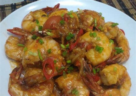 Resep Udang Saus Pedas oleh Nabilah Ika Nurjanah - Cookpad