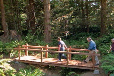 How to build a 30 foot bridge over a creek - kobo building