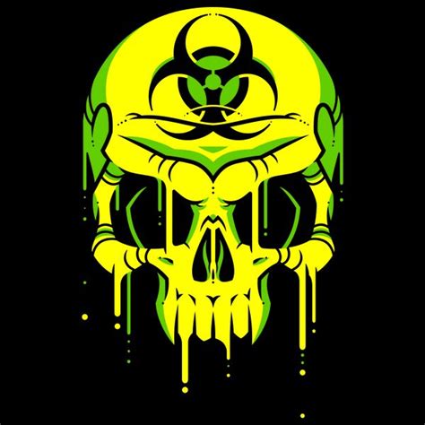 Toxic Melt | Skull wallpaper, Skull, Skull art