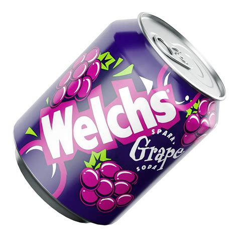 Welch's Grape Soda Can 250ml - 3D Model by murtazaboyraz